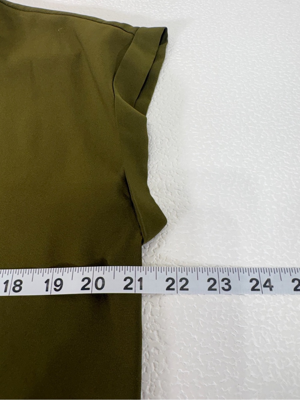 Express Olive Green Keyhole Tunic 4136 - Picture 8 of 9
